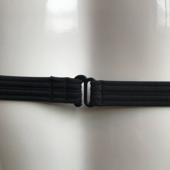 Billabong solid black underwire halter bikini top - Picture 3 of 5